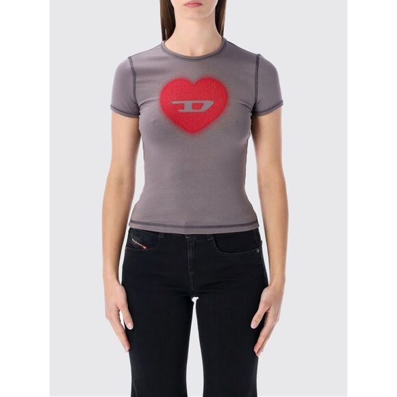 Diesel T-Shirt Woman Grey